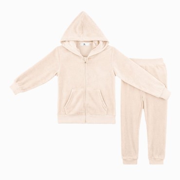 Fleece Full- Zip Hoodie And Trouser set