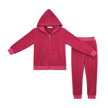 Fleece Full- Zip Hoodie And Trouser set