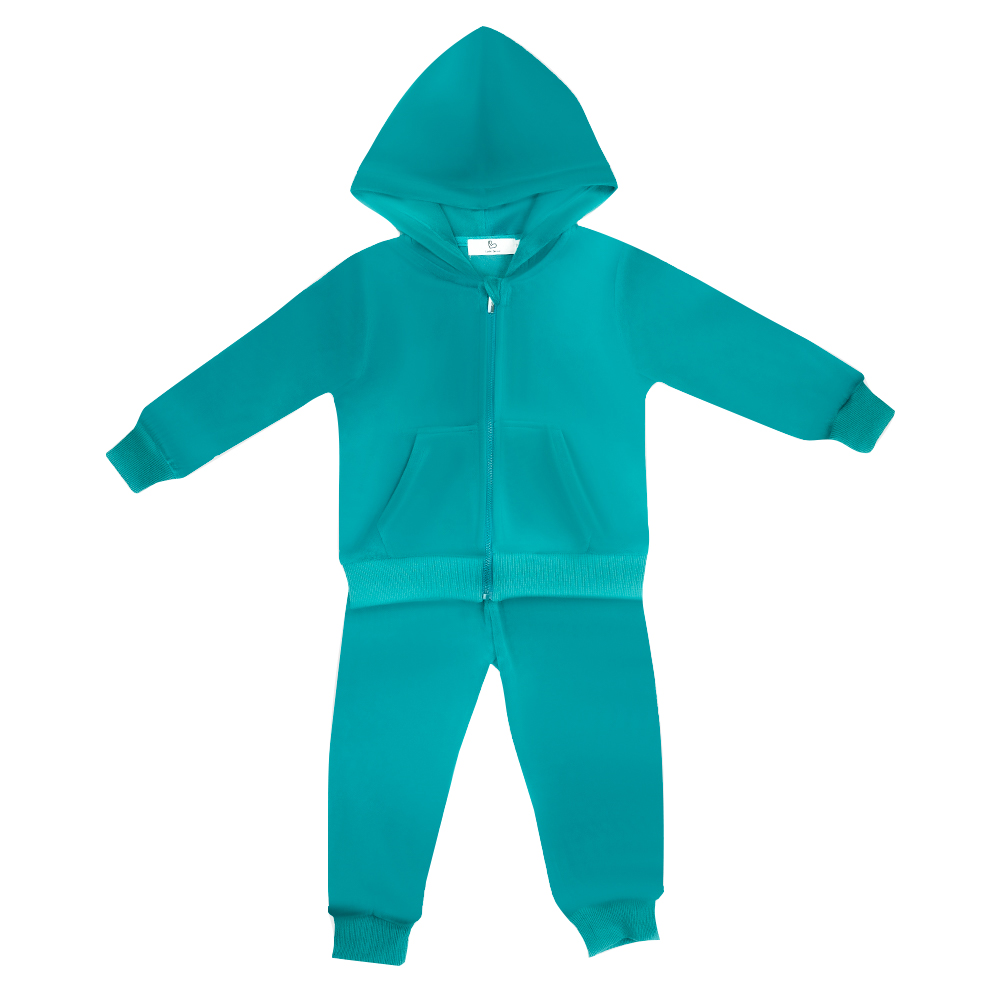 Fleece Full- Zip Hoodie And Trouser set