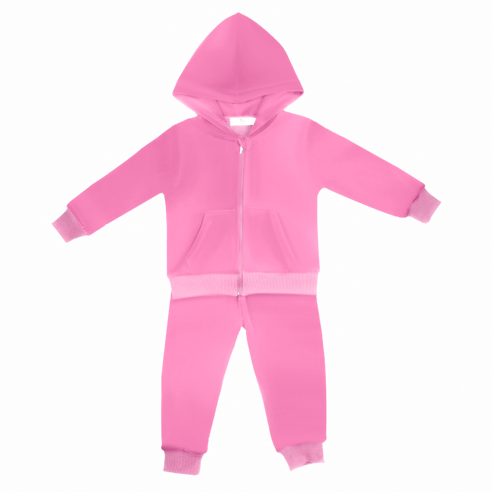 Fleece Full- Zip Hoodie And Trouser set