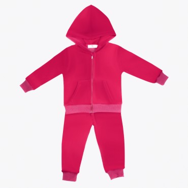 Fleece Full- Zip Hoodie And Trouser set